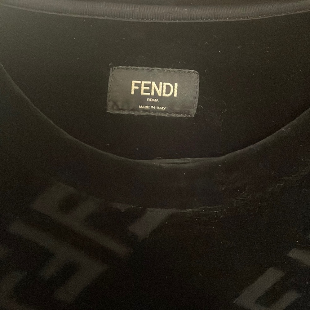 AUTHENTIC FENDI,,,Black pique sweatshirt,Awesome condition and very comfortable